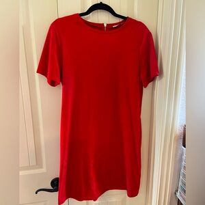 Zara Red Suede Dress